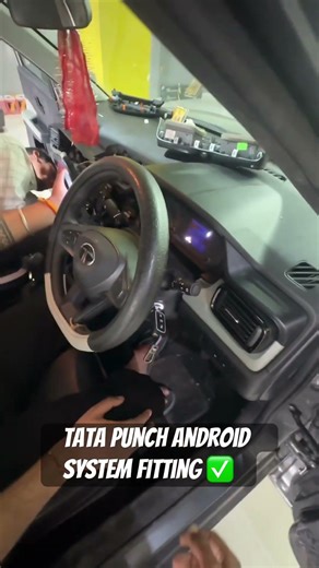 Tata punch Android System fitting Done 👍