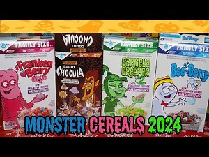 Halloween Monster Cereals 2024 | Monsters' Frightful Friends