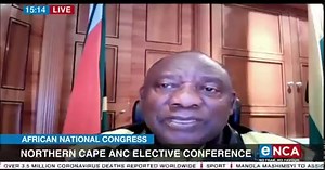 [ON AIR] The ANC Northern Cape provincial elective conference is underway. The party's top five leaders in the province have been re-elected, unopposed, for another five-year term. ANC President Cyril Ramaphosa is delivering an address virtually. Watch it live on #eNCA #DStv403 | eNCAnews