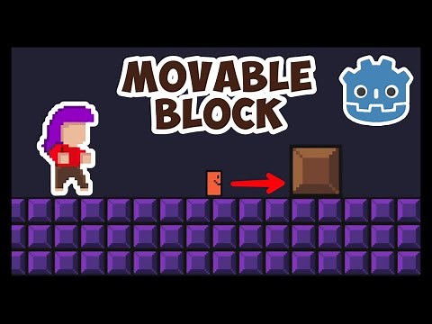 How to create a Movable Block in Godot | Quick Tutorial