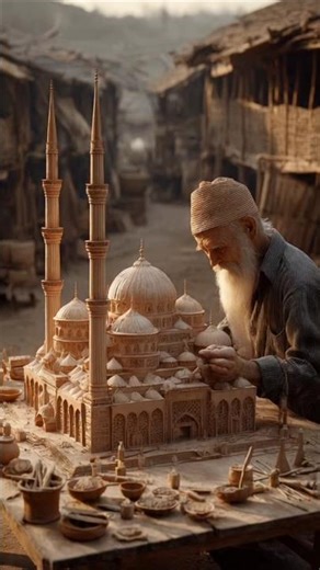 Beautiful Masjid Craft in a village #IslamicCreativity ‪@IslamicCraftIdeas‬