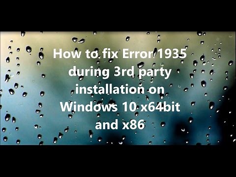 How to Fix Error 1935 windows 10 office 2010 windows 8 /8.1 /10