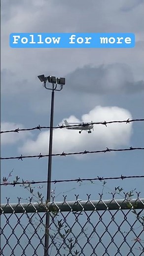 Cessna prop plane takeoff