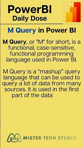 M Query in Power BI | PowerBI Desktop | #powerbi #powerbipro