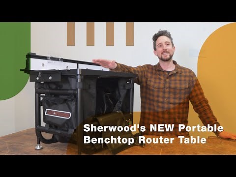 Patrick's First Look at Sherwood's NEW Portable Benchtop Router Table
