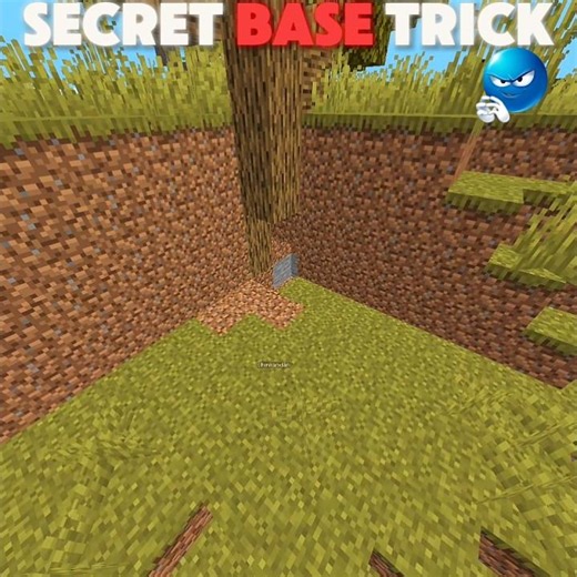 Secret base in MINECRAFT 👀 #minecraft #shorts