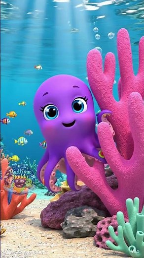 Octopus Song for Kids 🐙🎶 | 8 Arms Fun Dance | Nursery Rhymes & Kids Animation
