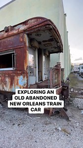 251K views · 4.3K reactions | Found this old train car while driving through a neighborhood in New Orleans. At first I thought it was completely empty but when I stepped inside realized that there was actually some cool stuff left behind! #abandoned #trains #urbex #explorepage #explore #neworleans #Louisiana | New Orleans Ghost Hunter | Facebook