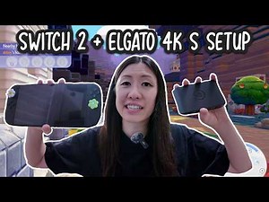 elgato 4K S capture card with nintendo switch 2 setup & streamlabs OBS settings