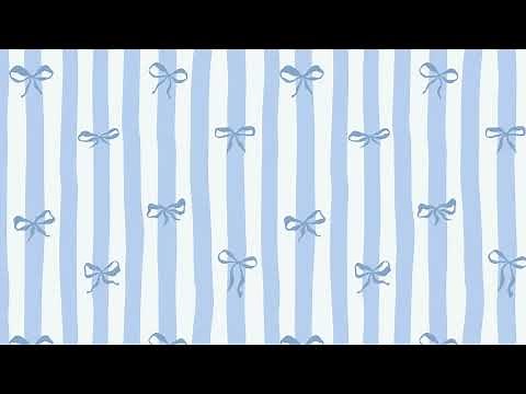 💙 Blue Bow Wallpaper | 1 Hour Aesthetic Loop | Calm Screen Ambience (No Music)