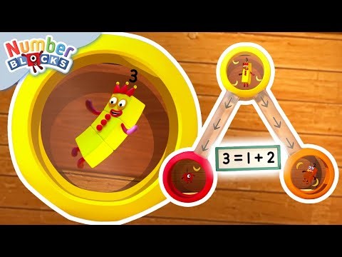 The Sum of Your Parts! - Cherry Diagrams | Learn to Count for Kids | Number Cartoon | Numberblocks