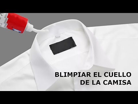 How to wash and clean the collar of a light (white) or dark men's shirt