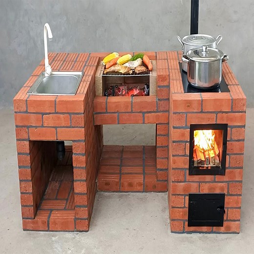 How to make a wood stove with many functions | Genius Hands DIY