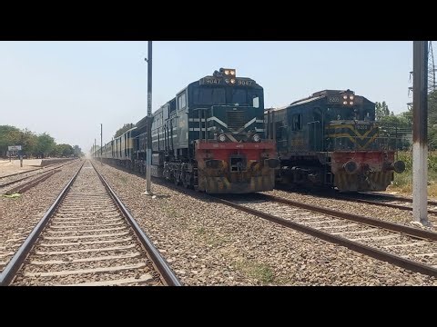 Live view from Locomotive Cab train journey from Train driver cab front view