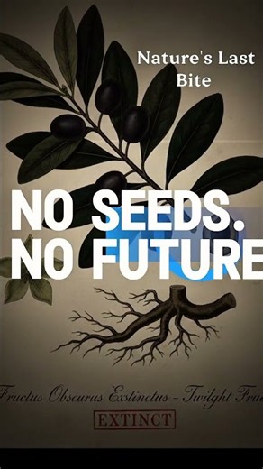 This Fruit Went Extinct Because of Humans/Helena olive 🫒. #humanimpact #naturehistory #shorts