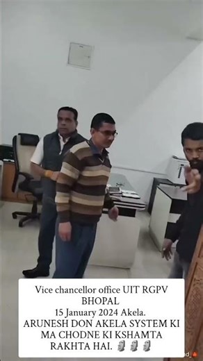 The Day I Fought Alone in VC Office Against Sunil Kumar Gupta & His 7 Men | RGPV Protest Story