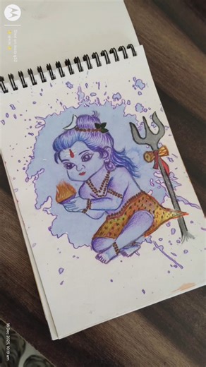 Mahadev Acrylic Painting 🔥#shorts #art #mahadev #drawing #shiv