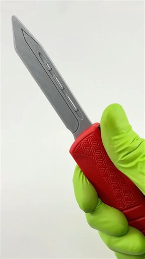 The most SATISFYING 3D Printed OTF Fidget Knife! 🔪 #shorts