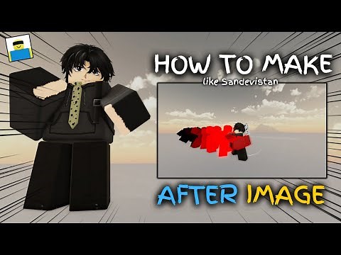HOW TO MAKE AFTER IMAGES IN JJS SKILL BUILDER LIKE SANDEVISTAN | Jujutsu Shenanigans Roblox