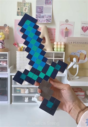Create a Real-Life Minecraft Diamond Sword