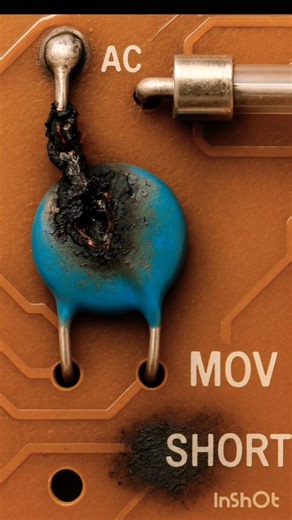 "MOV क्या है? | Metal Oxide Varistor का काम, टेस्ट और सर्किट में उपयोग |Electronic Components#shorts