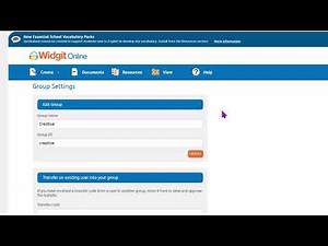Widgit Online - Manage User Permissions and Roles