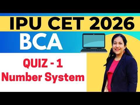 IPU BCA CET 2026 | Quiz -1 | BCA Entrance Examination | Guarantted Admission in Top IPU College
