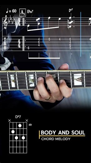 “Body and Soul - Chord Melody” #guitar #guitarist #jazzguitar #chordmelody #fingerstyleguitar #jazz