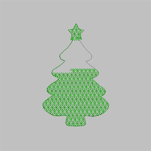 FSL Christmas Mickey Mouse Tree Ornament Embroidery Designs: Earrings 3 Sizes (digital Download) - Etsy