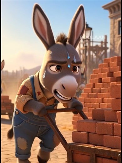 From Dust to Gold — Donkey Kid Who Changed His Destiny#routine #viral #poolaan #animal #donku