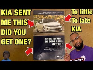 DID YOU GET THIS PAMPHLET FROM KIA? | KIA ENGINE SETTLEMENT UPDATE | DONT BUY KIA #kia #settlement
