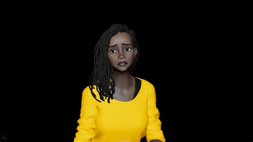 Miosha anim - Blocking Plus WIP