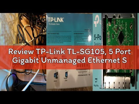 Review TP-Link TL-SG105, 5 Port Gigabit Unmanaged Ethernet Switch, Network Hub, Ethernet Splitter, P