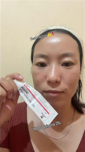 My hydroquinone night routine