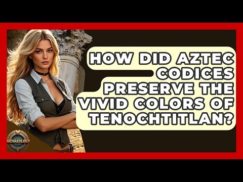 How Did Aztec Codices Preserve The Vivid Colors Of Tenochtitlan? - Archaeology Quest