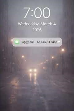 🤍 ASMR Boyfriend Morning Voicemail | Foggy Morning & A Migraine