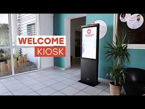 Welcome Kiosk: interactive touchscreen totem