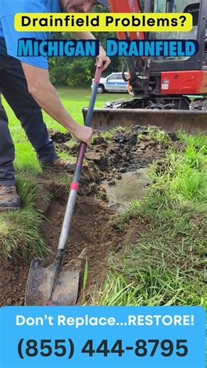 Drainfield Problems? Michigan Drainfield can help!