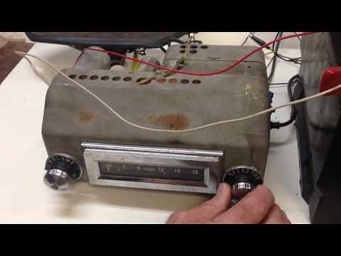 1955, 1956 Chevy Radio - Works!