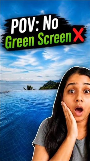 No Green Screen? Use This FREE App | iPhone & Android #greenscreen #videoediting #contentcreator