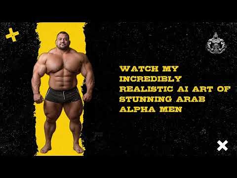 Showcase of my AI art of stunning Arab alpha men