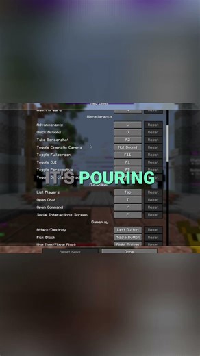 Minecraft Chat Chaos! Controls, Settings & Meltdown! #shorts