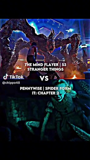 The Mind Flayer vs Pennywise in Spider Form Showdown