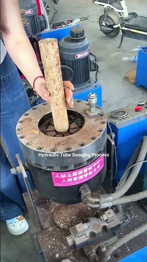 Hydraulic Tube Swaging Process