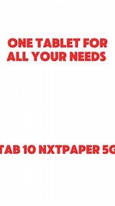 4 comments | Watch, Work, Play – all in one! The TAB 10 NXTPAPER 5G delivers stunning visuals without the glare, keeping your eyes comfortable all day long. Whether you're binge-watching, designing, or diving into your NXT read, it's a game-changer.Head to the link in our bio to learn more. | TCL Electronics | Facebook