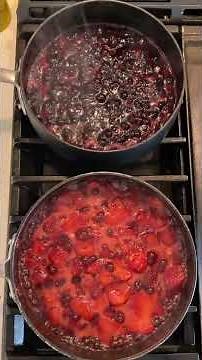 How I make my fruit compote for fillings and buttercreams! This is so versitile and I put.