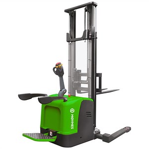 [Hot Item] 1ton 1.2ton 1.5ton Auto Electric Rider Straddle Stacker with Water-Proof Motor