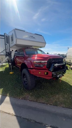 Would you live in your truck if this was it? #ruggedmountain #ram5500 #cummins