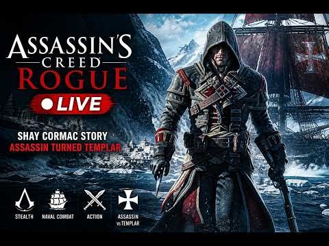 Assassin's Creed Rogue Live 🔥 Shay Patrick Cormac Story Mode | Full Gameplay Urdu/Hindi