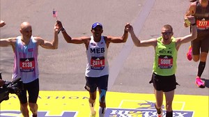 2014 champion Meb Keflezighi finishes Boston Marathon 10 years later